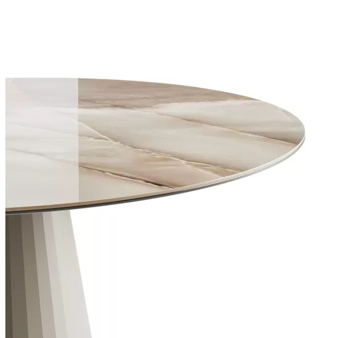 Стол обеденный MONACO DINING TABLE BGRT REVE DE REY CHOCO  120X120X75 СМ. (NRM05532)