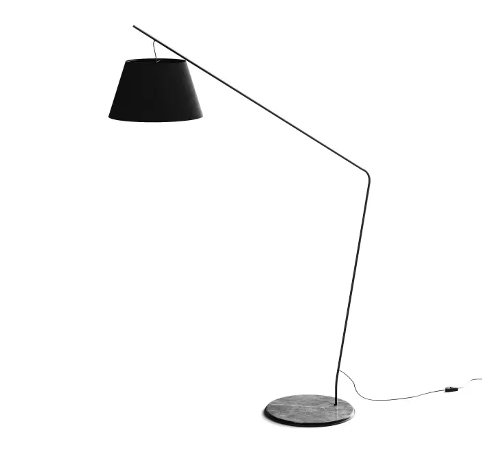 Торшер VELVET FLOOR LAMP NERO NERO 145X45X205 СМ. (NRM01253)