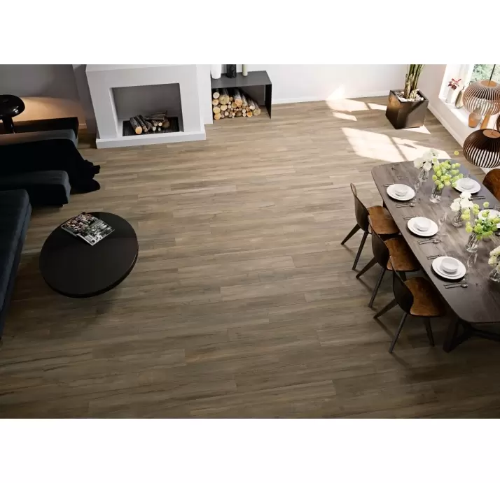Керамическая плитка SAJONIA NOGAL  19,5X120 REC. Коричневый 120X20X10 (NCR01405)