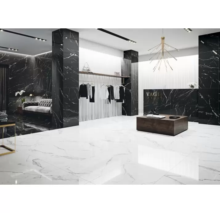 Керамическая плитка MARMOREA MARQUINA  59X59 PUL. Черный 59X59X10 (NCR00955)