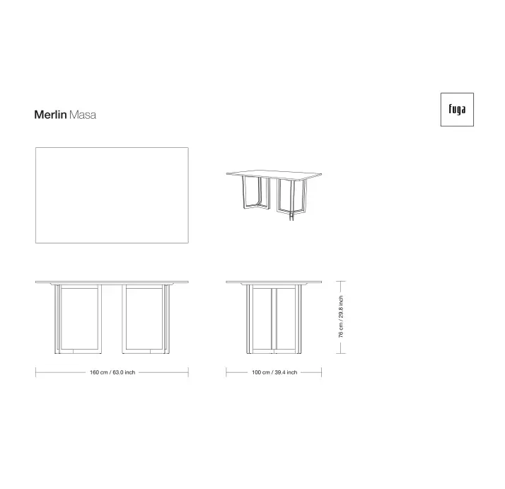Стол обеденный MERLIN DINING TABLE Glossy metal MARBLE AURA  200X100X78 СМ. (FUG00174)