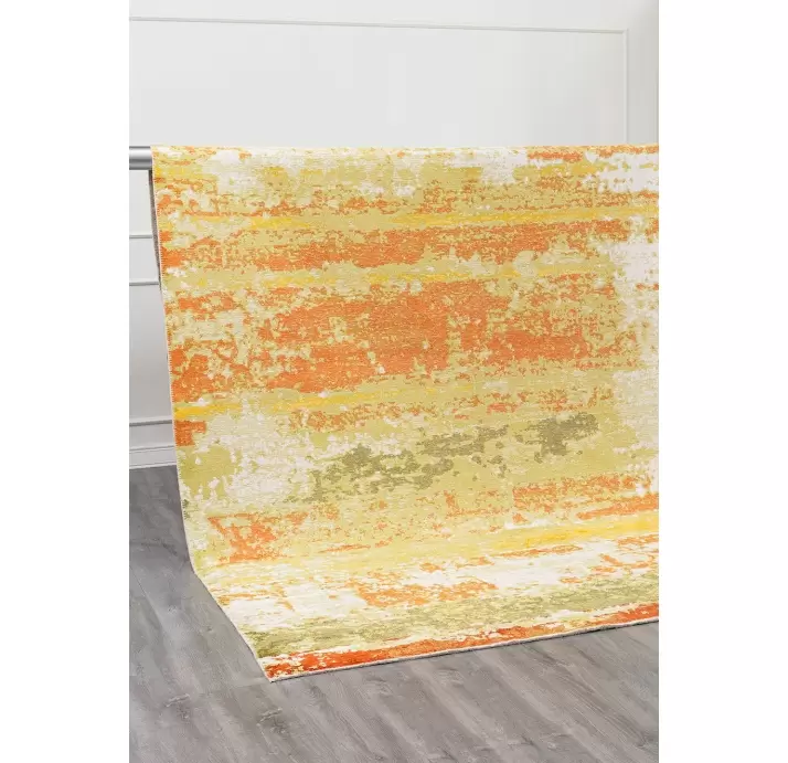 Ковер современный MARQUISE OASIS 340X240 см.  (NRM03257) GREEN - RUST - TERRA - YELLOW - LIGHT GREY 