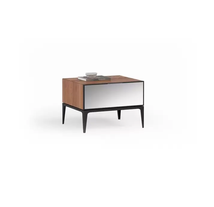 Тумба прикроватная MESSINA NIGHTSTAND OAK OAK GLASS 60X50X43 СМ. (NRM06025)
