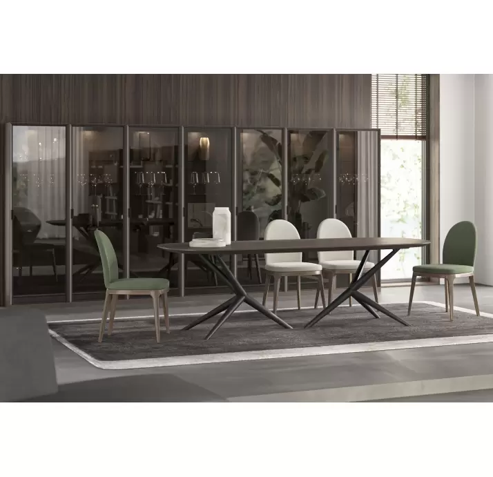 Стул интерьерный EGG CHAIR unknown OLIVE  Черный (NRM05767)