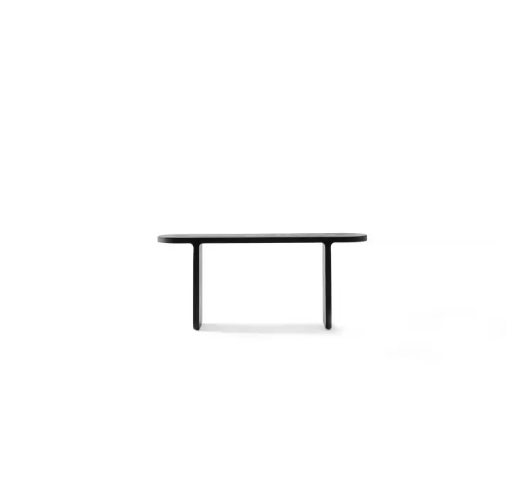 Стол журнальный MAX SIDE TABLE MASSIVE WOOD BLACK WOOD  140X35X60 СМ. (NRM05834)