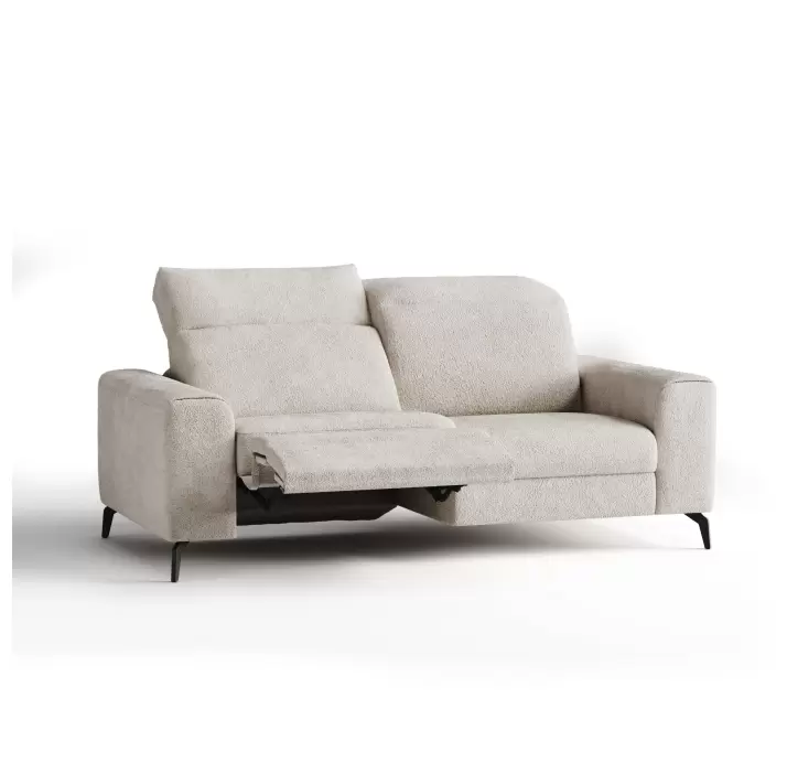 Диван DONATO B100-220-100B/55/VIVA ANGORA /VISCOTEX/01BL/E,E,MR