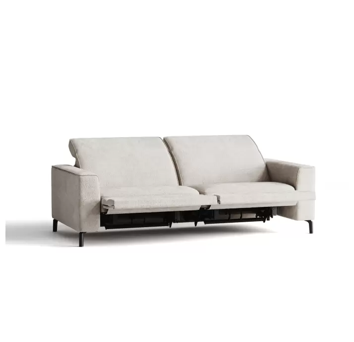 Диван FRATINO B100-220-100B/56/VIVA ANGORA /BULTEX/01BL/R