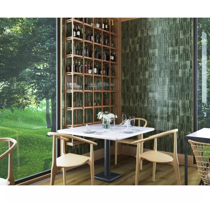 Керамическая плитка KIT-KAT MOSAIC GRASS GLOSSY 11,5X23,1  11,5X23,1X6 (NCR02076)