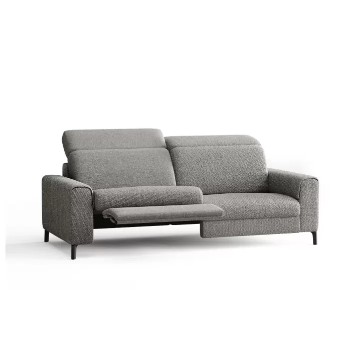 Диван FONTANE B100-220-100B/55/AMIRI CARBON/BULTEX/01BL/E,E