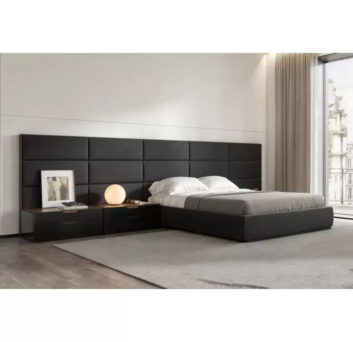 Тумба прикроватная MONTE ROSA NIGHTSTAND BLACK WALNUT  90X47X37 СМ. (NRM06020)