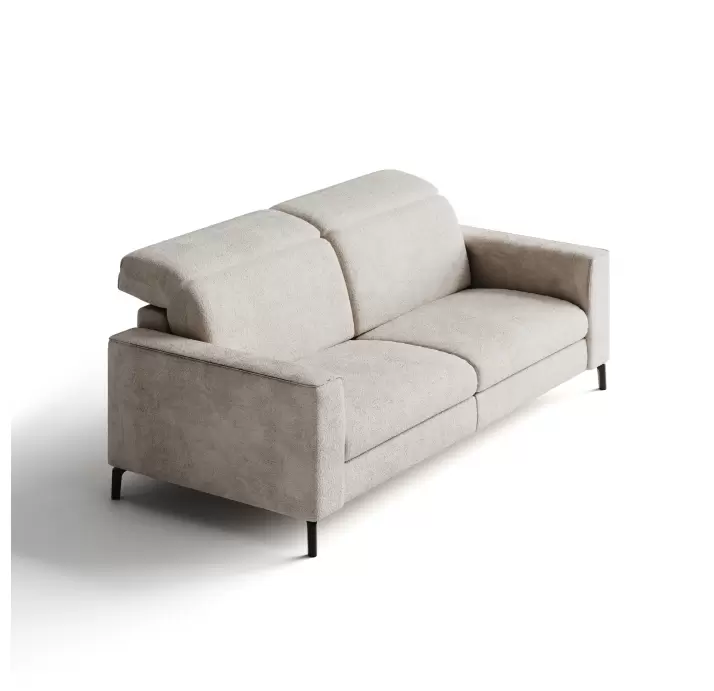 Диван FRATINO B100-220-100B/56/VIVA ANGORA /BULTEX/01BL/