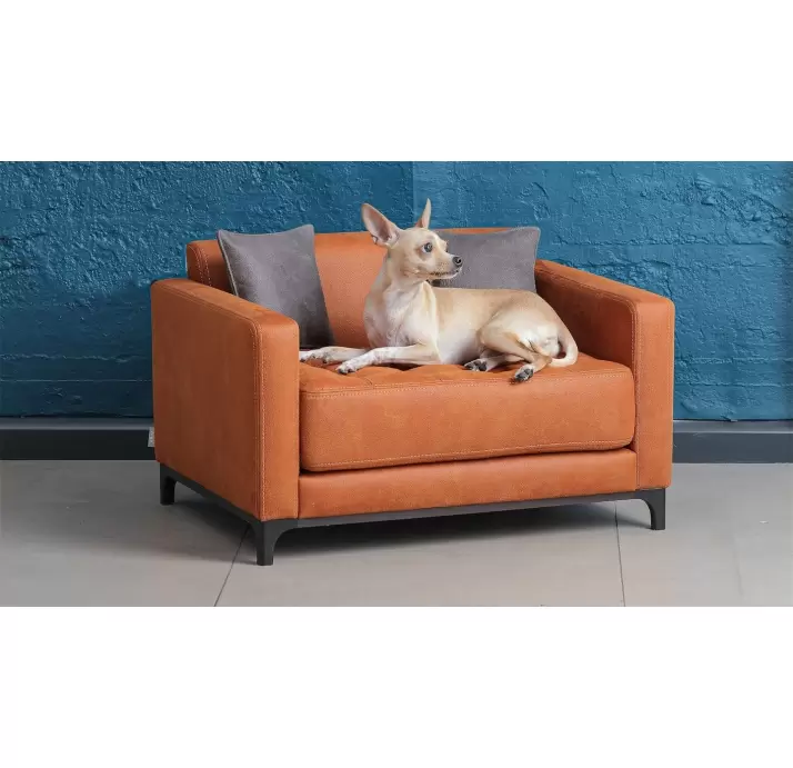 Диван DOST MINI B-58-B/ FA1108/Твердый/copper electrostatic/