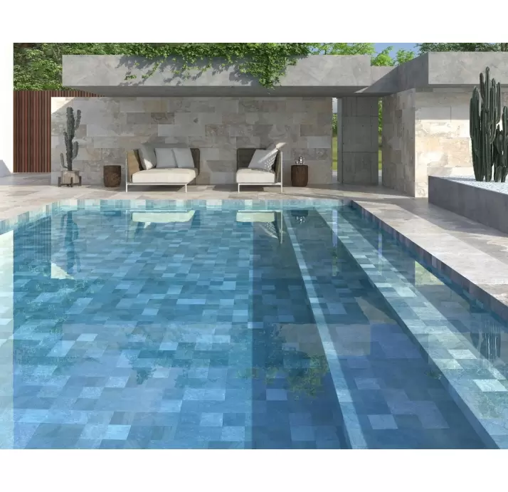 Керамическая плитка BALI AZUL ANTI-SLIP 14,7X14,7  14,7X14,7X8 (NCR01962)