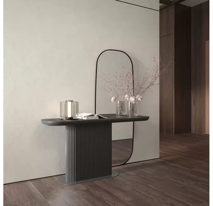 Консоль напольная METIS CONSOLE BLACK WOOD BLACK WOOD BLACK 150X45X76 СМ. (NRM05879)