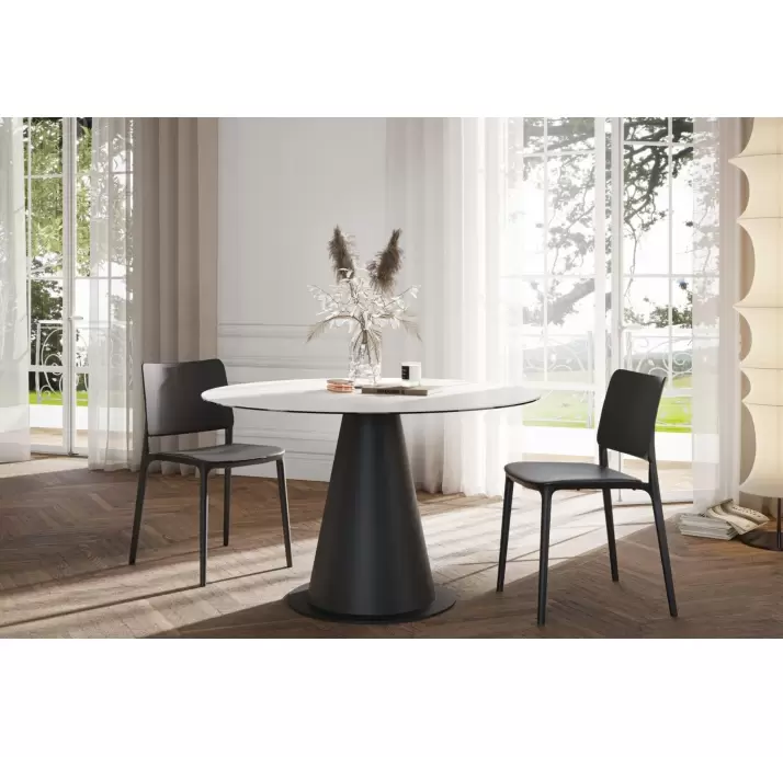 Стул интерьерный JOY CHAIR POLYPROPYLENE BLACK  Черный (NRM05787)