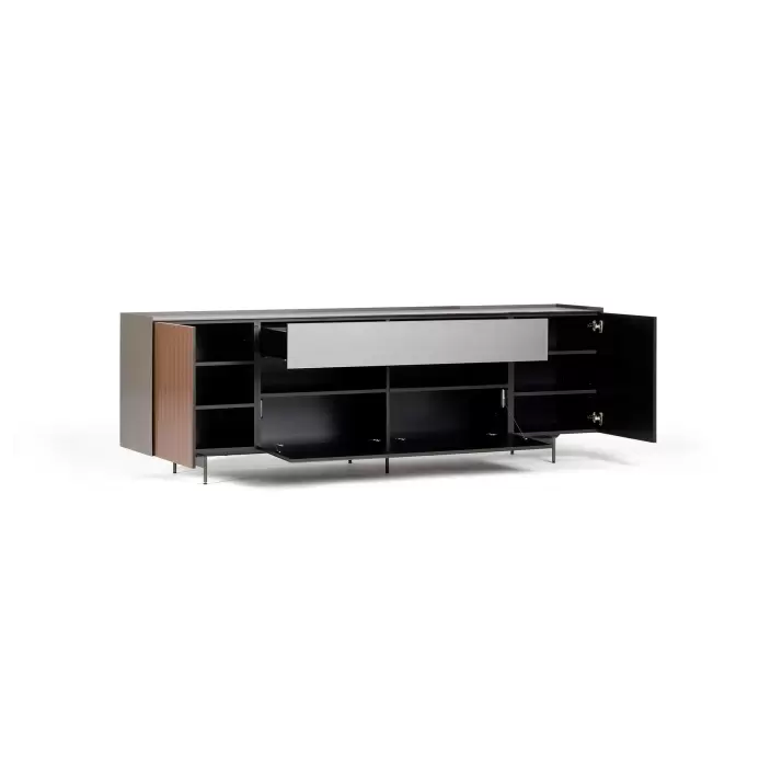 Комод CUSTOM SIDEBOARD GRPC GLASS BLKC GLASS CPNR WAVE GLASS 230X45X73 СМ. (NRM00434)