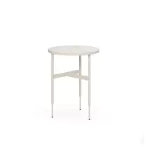 Стол приставной GIO SIDE TABLE ANGORA MICHELANGELO  40X40X52 СМ. (ROM01400_1)