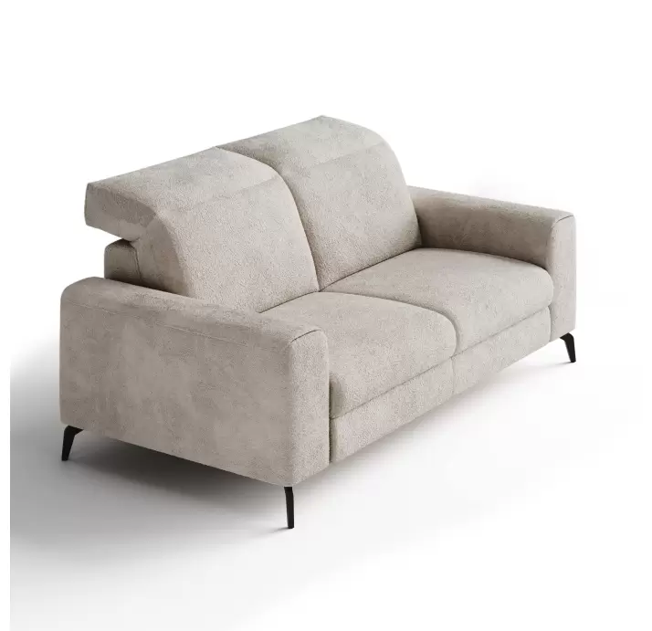 Диван DONATO B100-220-100B/55/VIVA ANGORA /VISCOTEX/01BL/E,E,MR