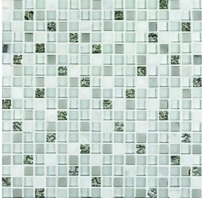 Стеклянная мозаика MUSA CARRARA Серый 30X30X (NCR01195)