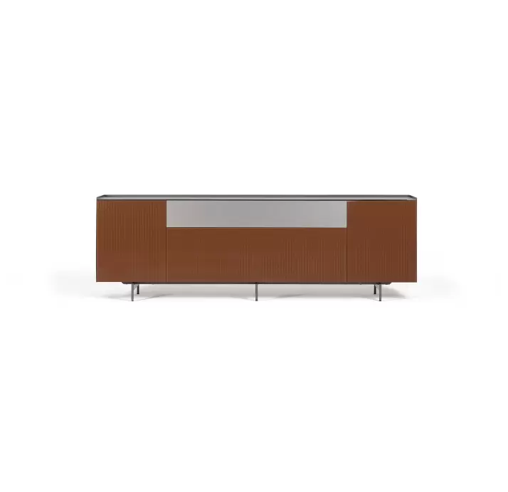Комод CUSTOM SIDEBOARD GRPC GLASS BLKC GLASS CPNR WAVE GLASS 230X45X73 СМ. (NRM00434)